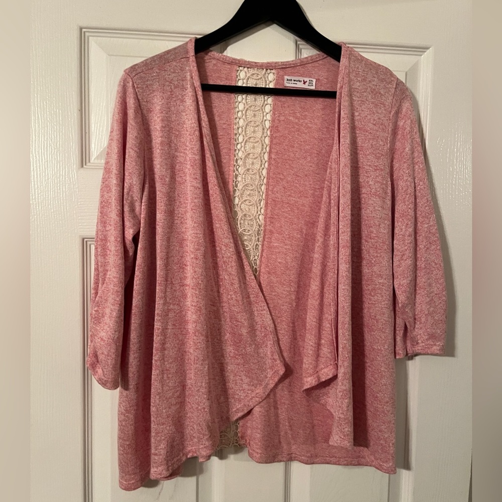 🐠Knit Works. Open Cardigan. Size XXL.Women’s.
